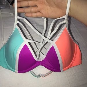 VS PINK PUSH UP SWIM TOP